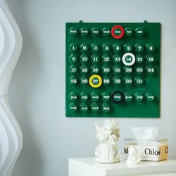 Euroway Ringdate Calendar Medieval Creative Perpetual Calendar Celebrity Home Decor Ornament Props Ultra-thin Plastic-CN
