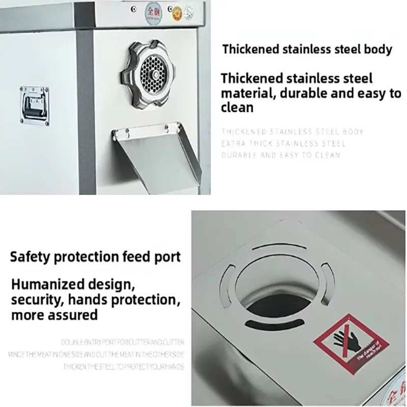 Factory Outlet Industrial Commercial Electric Meat Mincer Machine Meat Grinder Machine