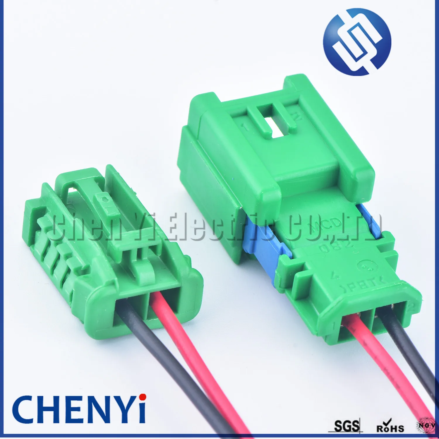 Green 2 Pin Car Blower Motor Heater Fan Resistor Connector For Nissan Tiida Sylphy Teana Citroen C5 C3 C2 Peugeot Clio 3 Megane