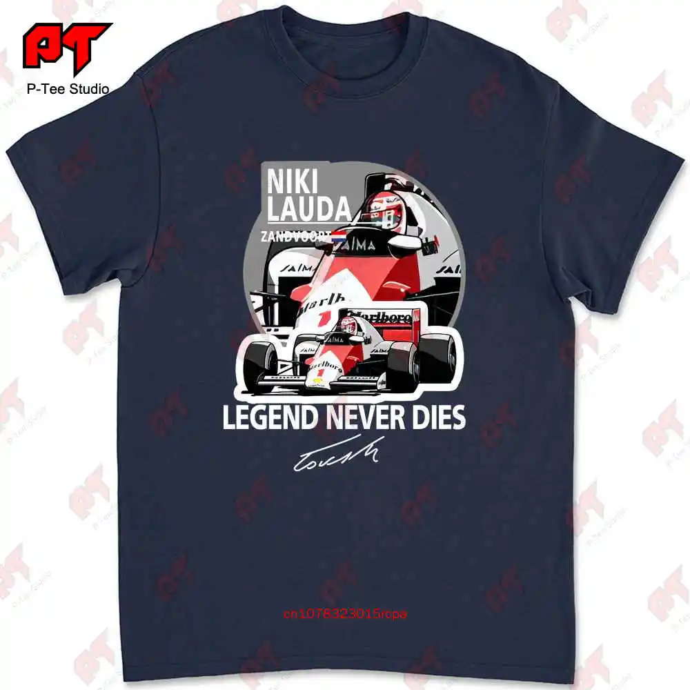 Motorsport Formel 1 Grand Prix Niki Lauda Legende Rip T-shirt 3BWH