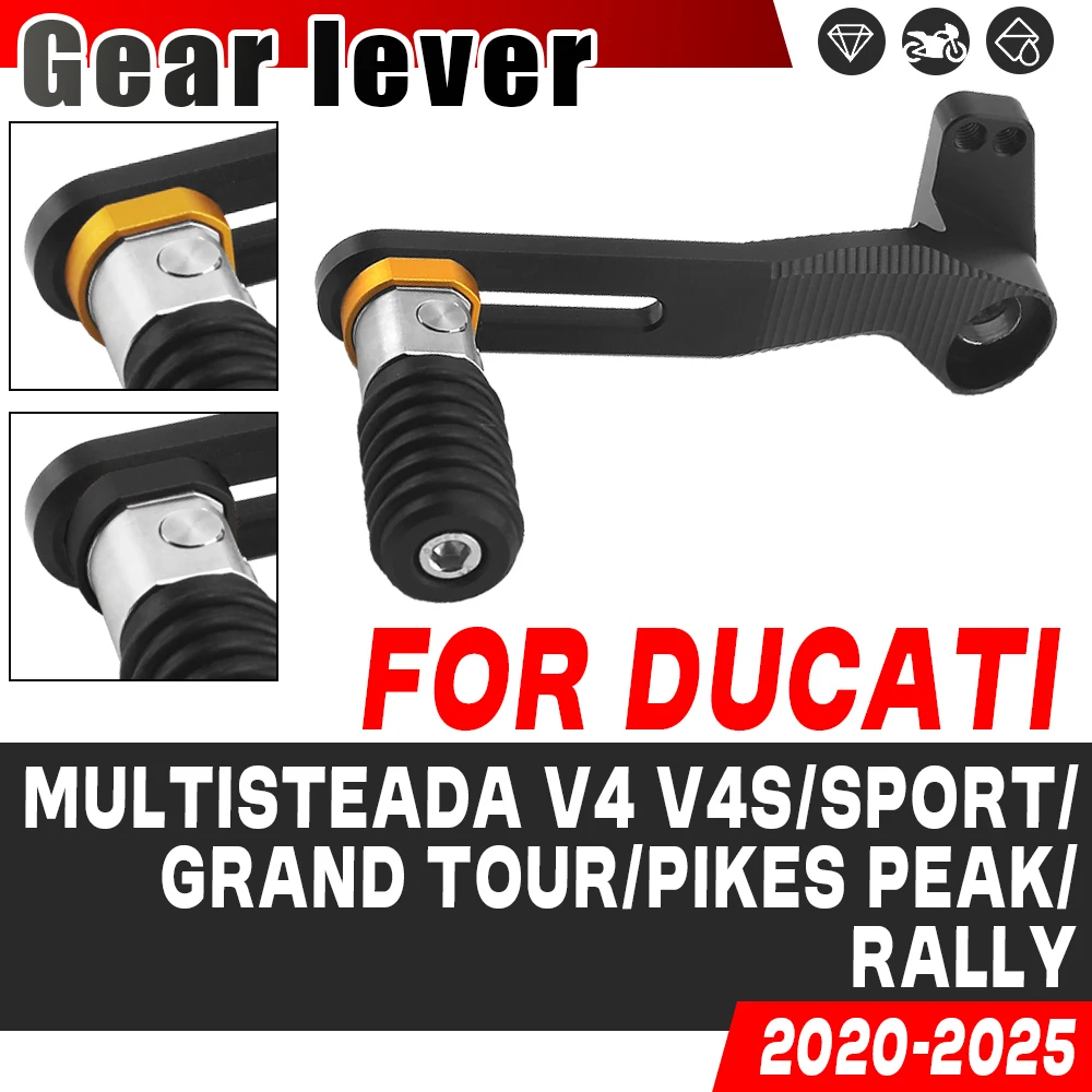 

Gear Shift Lever For Ducati Multistrada V4 S Grand Tour 2024-2025 V4 Rally Motorcycle Accessories CNC Adjustable Shifter Pedal