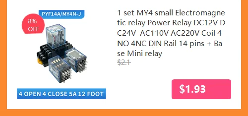 Relè 10 pezzi Relè LY2NJ 220/240 V CA Piccolo relè 10A 8PIN Bobina DPDT Parti e ricambi(Size:AC 24V