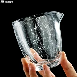 Crystal Snow Glass chaihai Tea Set Heat-resistant Thickened Non Hot Hand Pouring Tea Set Glazed Fair Cup Tea Set Gift
