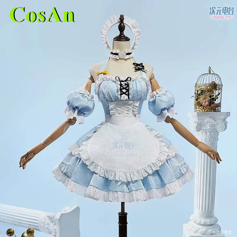 

CosAn Новый аниме Русалка Мелодия Пичи Пичи Пьч Хаон Хохо Косплей Костюм Синее Милое Платье Активная Вечеринка Ролевая Игра Одежда