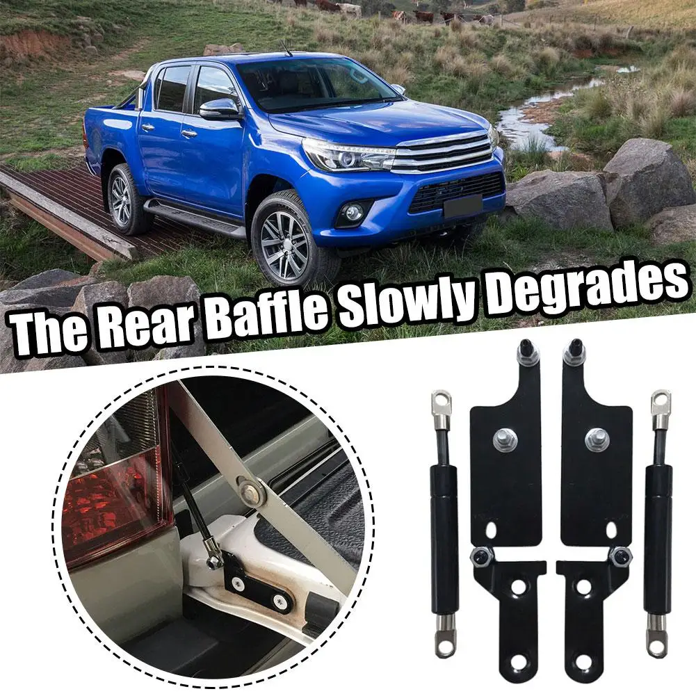 Automotive Pickup Truck Hydraulic Rod Tailgate Auxiliary Pneumatic Shock Absorber Pillar Slow Drop Damper for Toyota Hilux Revo