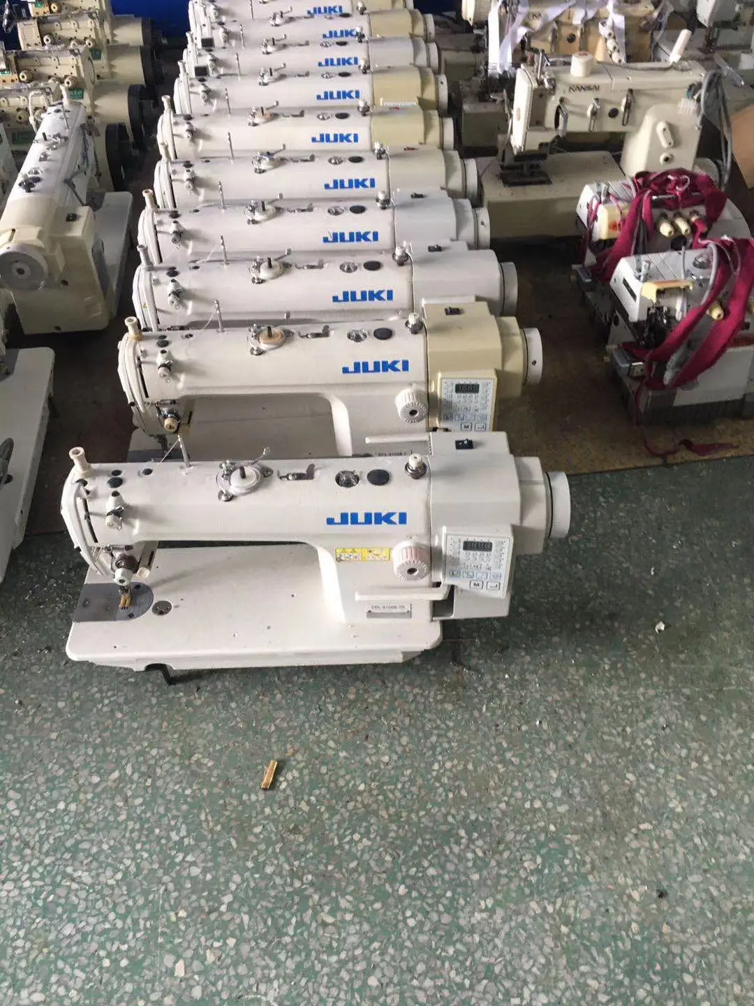 日本ブランド高品質ジューキDDL-8700単針本縫い工業用ミシン価格
