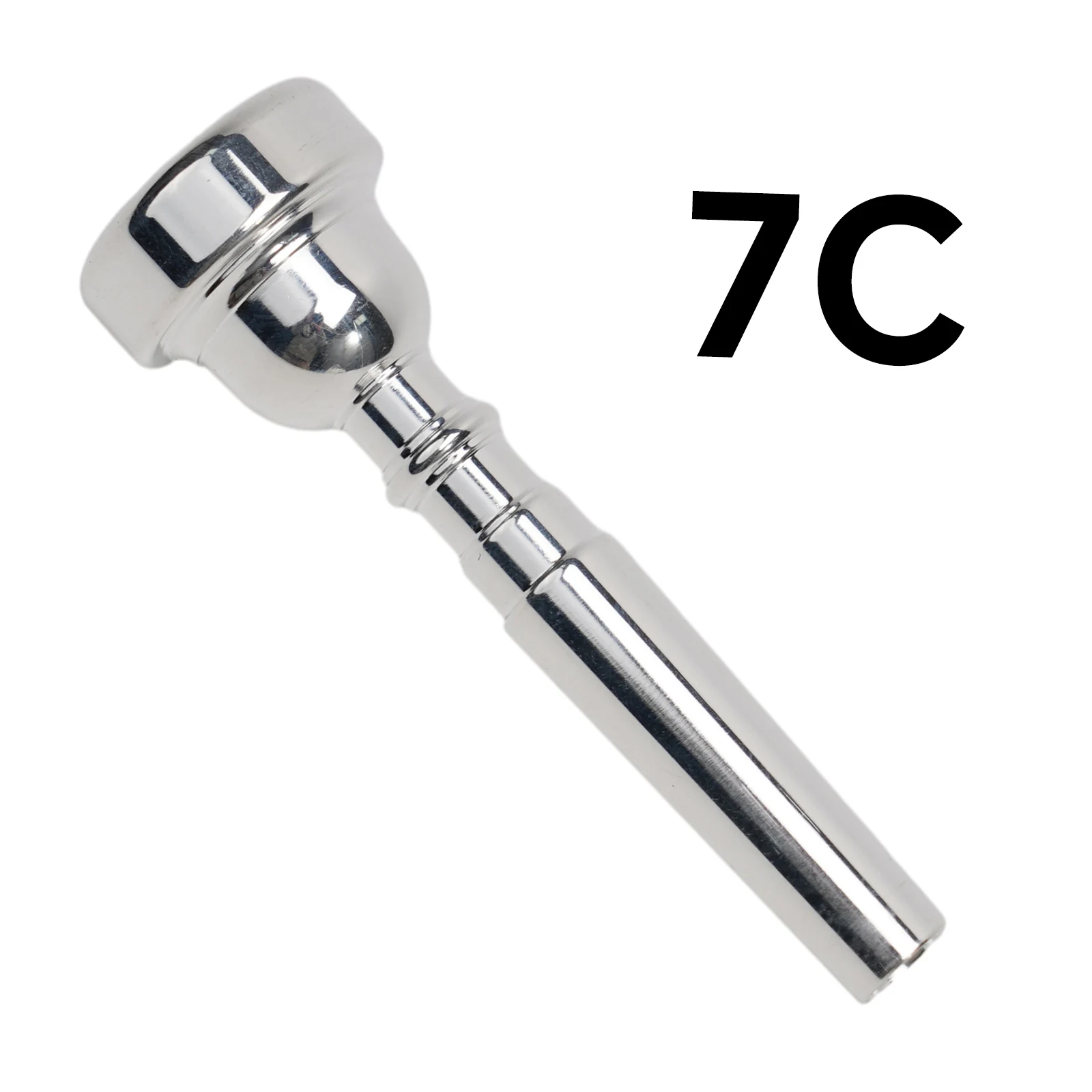 1 قطعة المعبرة البوق المهنية ل 7C/5C/3C/1.5C/1C النحاس مطلي الفضة الفم قطع أداة النحاس استبدال الملحقات
