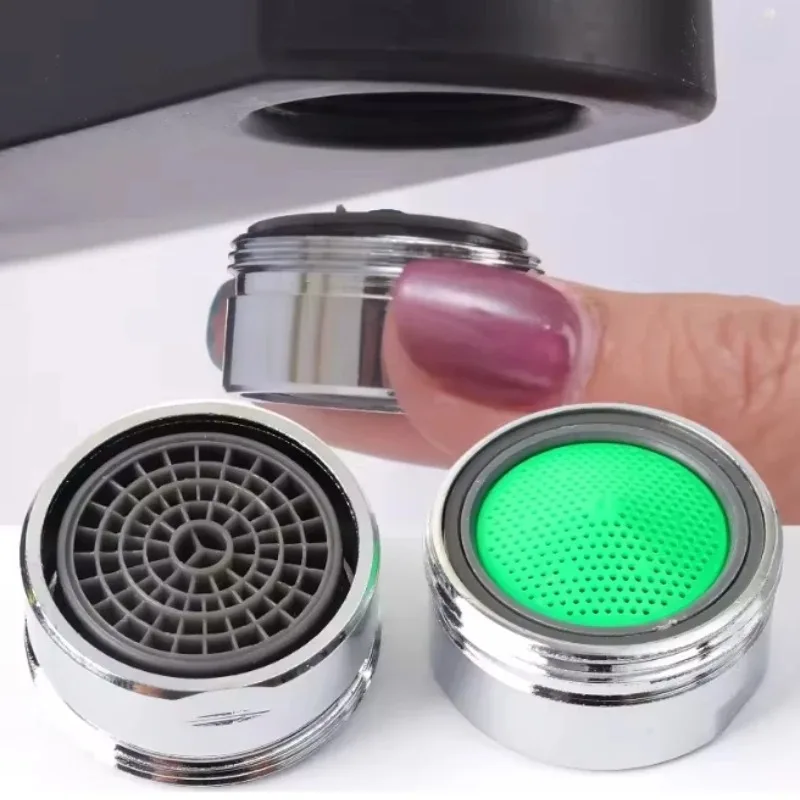 

3 шт. латунные аэраторы для смесителя с резьбой M24, насадка-фильтр из нержавеющей стали для экономии воды в ванной, сменный смесительный соплеобразователь