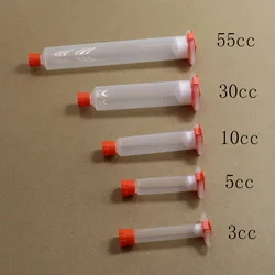 3/5/10CC 30/50CC USA Type Dispensing Needle Tips PP Industrial Syringe Barrel Soldering flux cockroach agent plastic cylinde