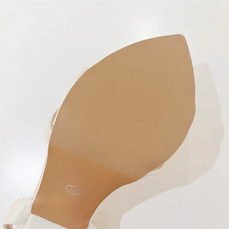 Eilyken CRYSTAL Flower Pointed Toe Women Sandals Summer Fashion Elegant Slingbacks High Heels Party Wedding Shoes view 5