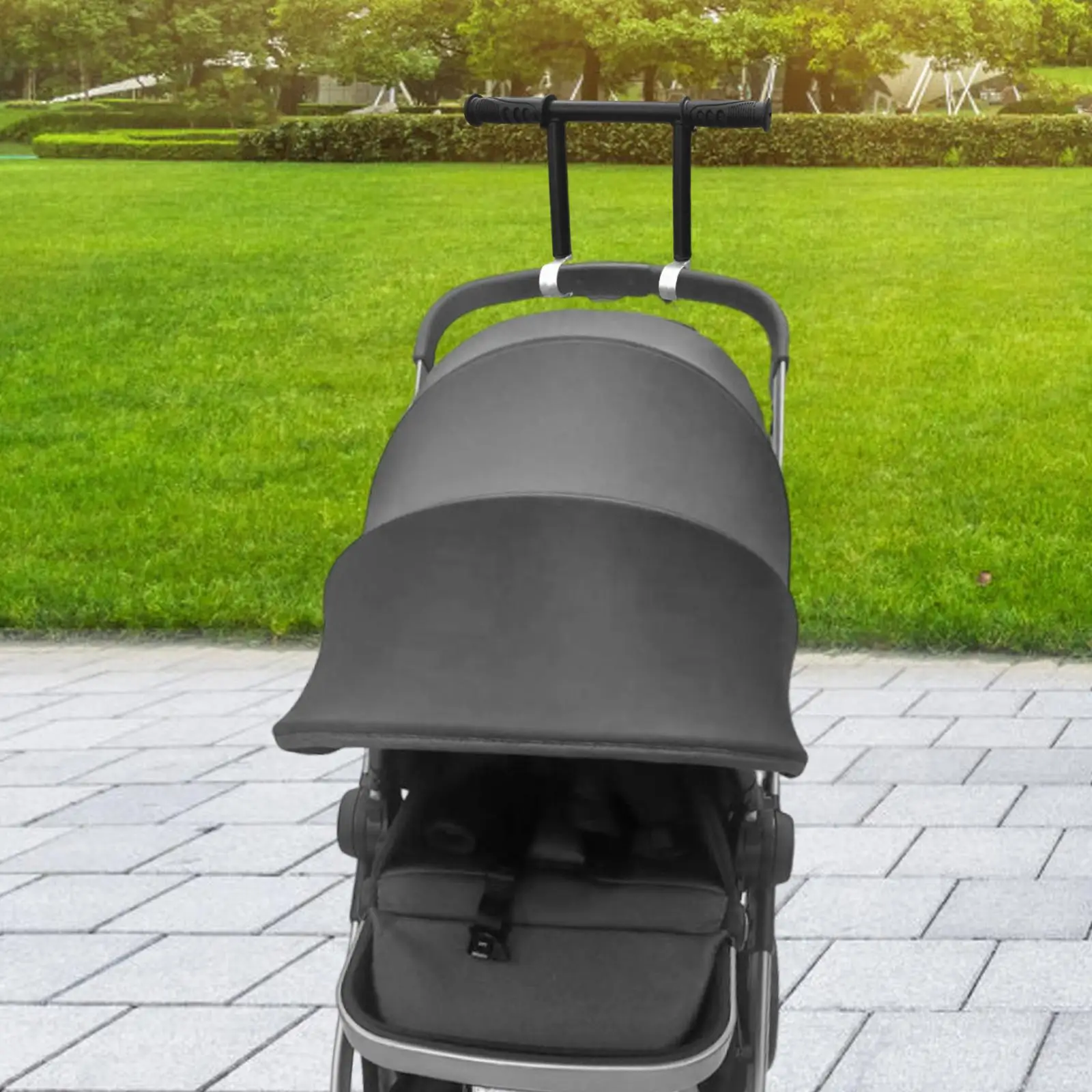 Stroller Handle Extender, Handlebar Extension, Stroll in Comfort, Stroll Handle Extension Bar