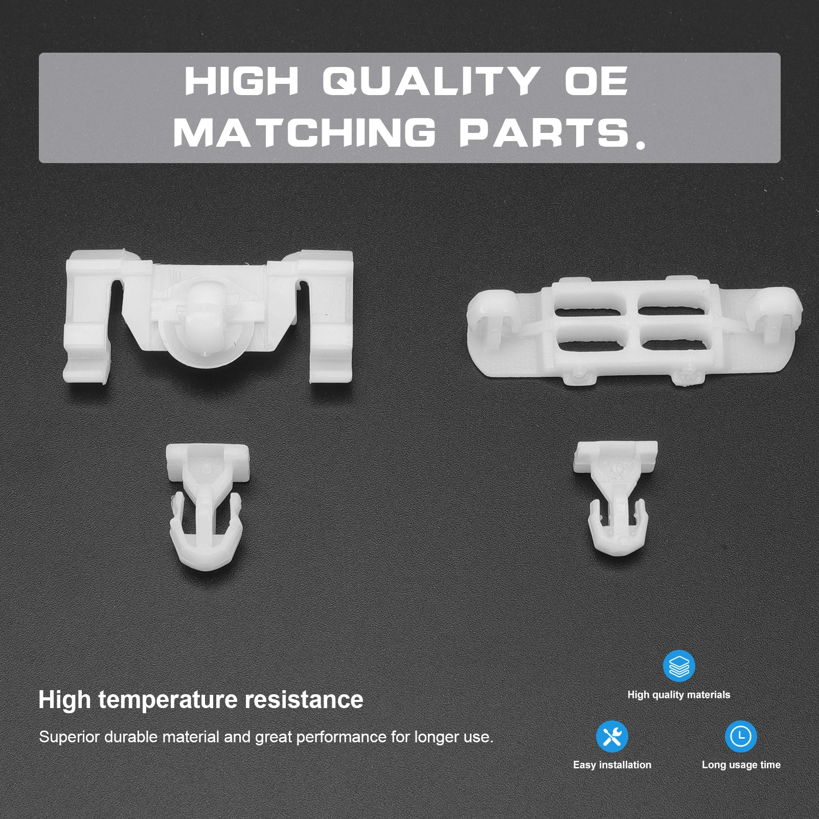 Pack of 80 Trim Sill Mounting Clips Set For C Class W202 S202 E Class W210 S210 CLK C20 SLK R170 Side A0099884078 A0029883881 - Image 6