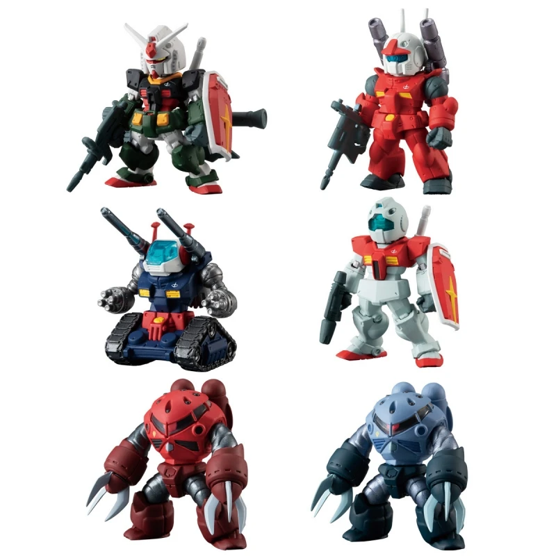 

Bandai Original 5Pcs GUNDAM CONVERGE # OPERATION JABURO RGM-79 GM Gundam Assembly Model Kit Toys Collectible Gifts For Children