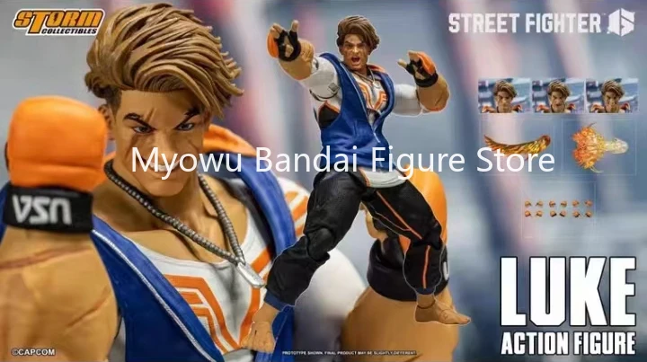 Brand New in Stock Storm Toys 1/12 CPSF27 Street Fighter 6 LUKE Luke Action Figure Ornament Model Collection Gift