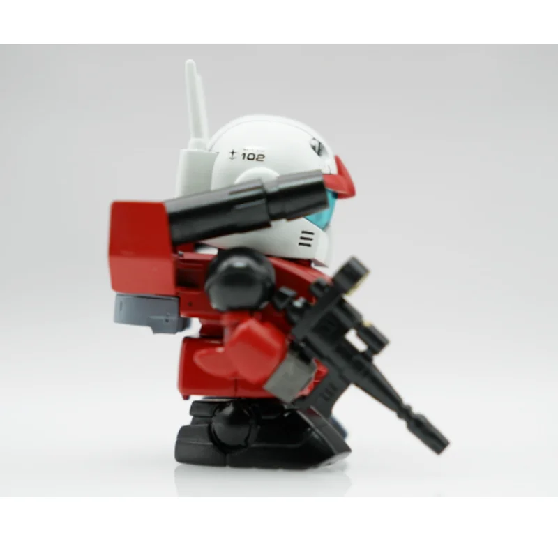 الأصلي حقيقية نموذج Gundam SD BB 225 RX-77-2 بندقية مدفع الليزر تجميع عمل الشكل أنيمي الشكل هدية جديدة للأطفال