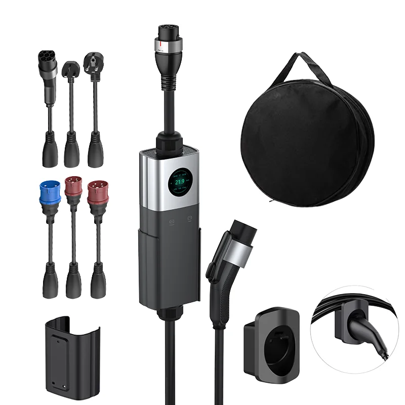 Portable 3.5kw 16A EV Charger Station New Condition EU Plugs Type 2 Type 1 GBT for Electric Vehicles Charging