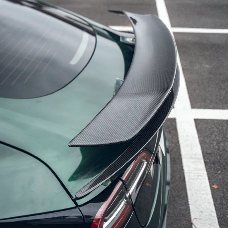 

Electric Lift Carbon Fiber Textured Rear Spoiler for Sedan (Perforated/Without Lights)