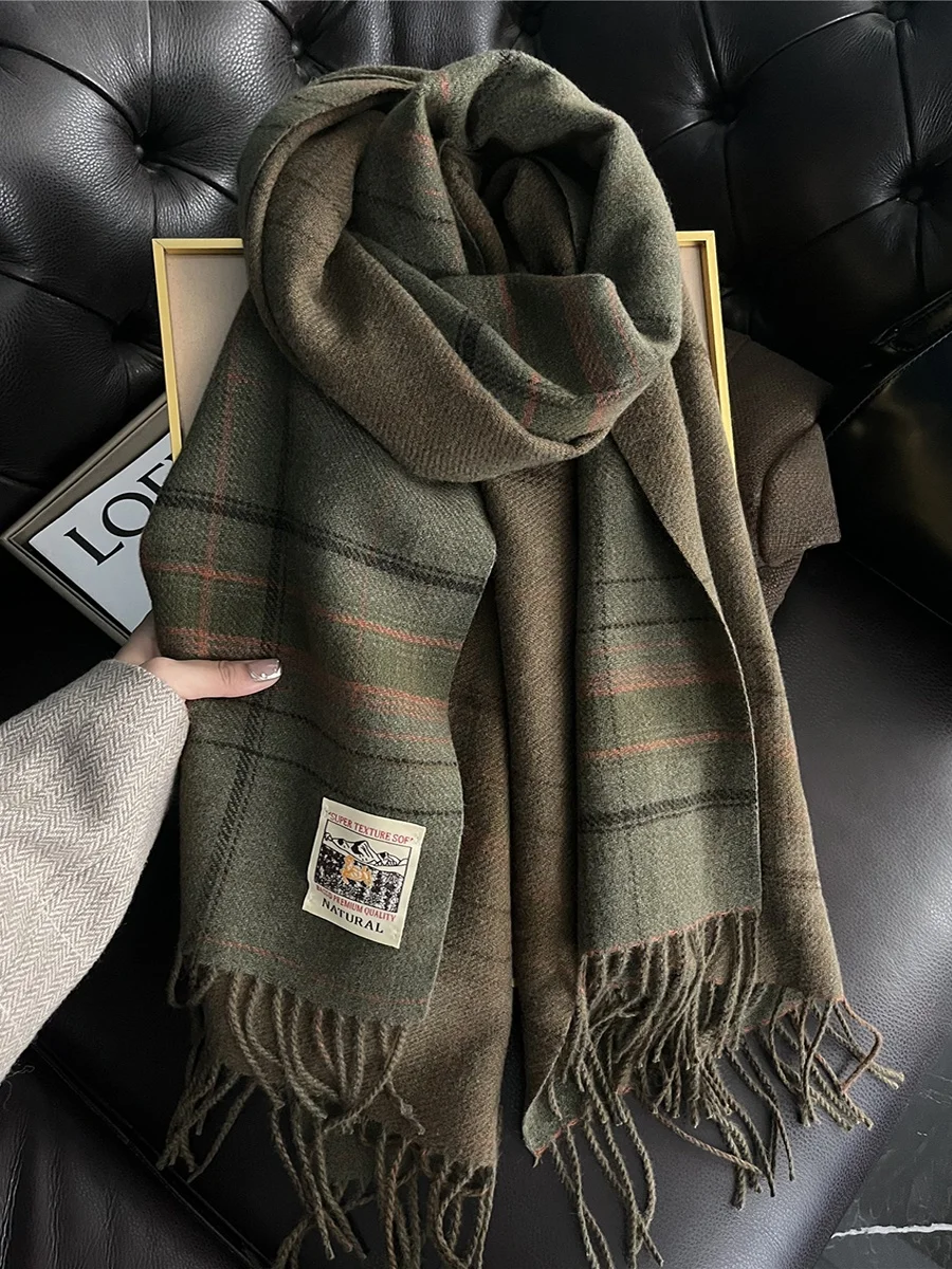 보온 스카프 한국 스타일 겨울 보온 흰색 여성용 플라워 패턴 스카프 끈 스카프 흰색 여성용 겨울 보온 한국 스타일 스카프