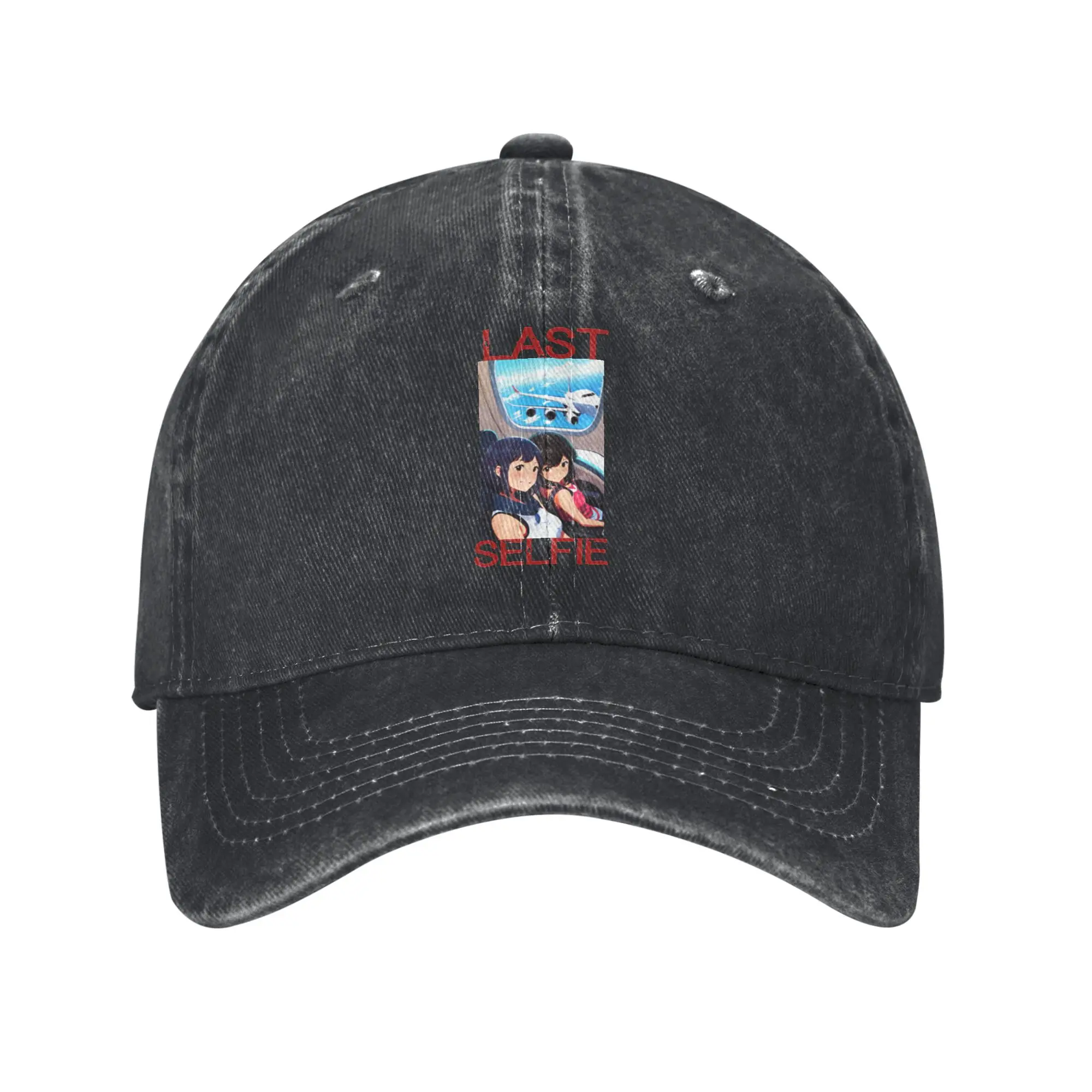 LAST SELFIE Anime Limited Edition Print  2 Fashion Baseball Cap  Aesthetic Hats For Man  Hiking Hats For Man