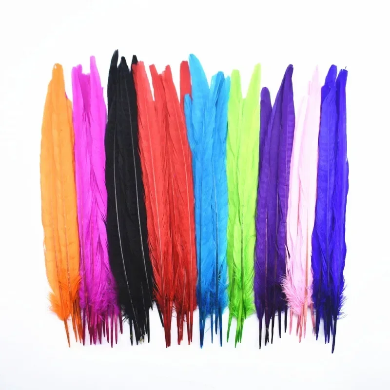 10Pcs/Lot Female Pheasant Tail Feathers 25-30CM/10-12