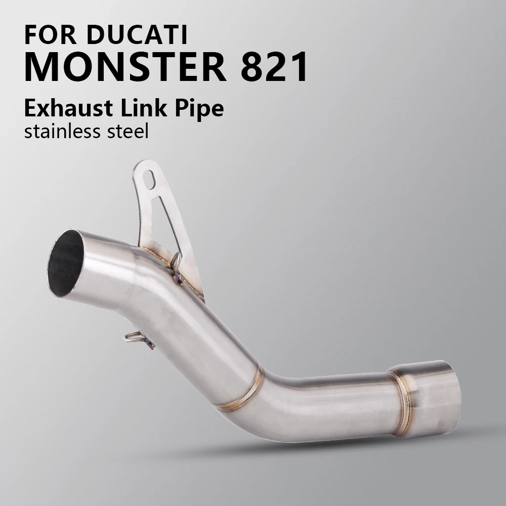 Tubo de escape para motocicleta, silenciador, tubo de escape de rendimiento para codo Ducati Monster 821