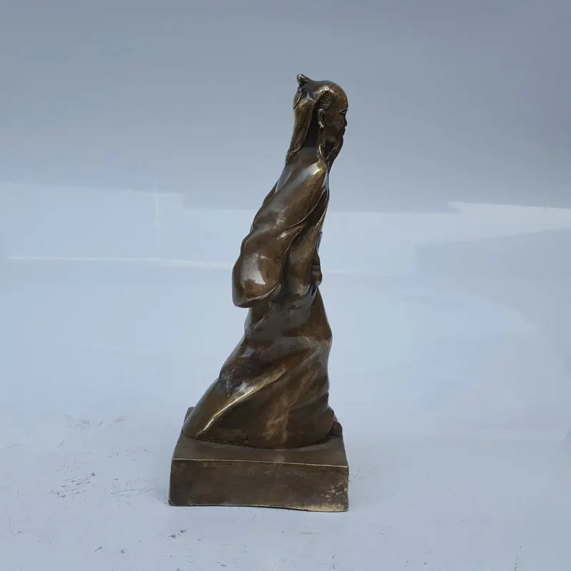 Bronzeware, finely crafted pure copper art piece, ornaments of the famous doctor Hua Tuo