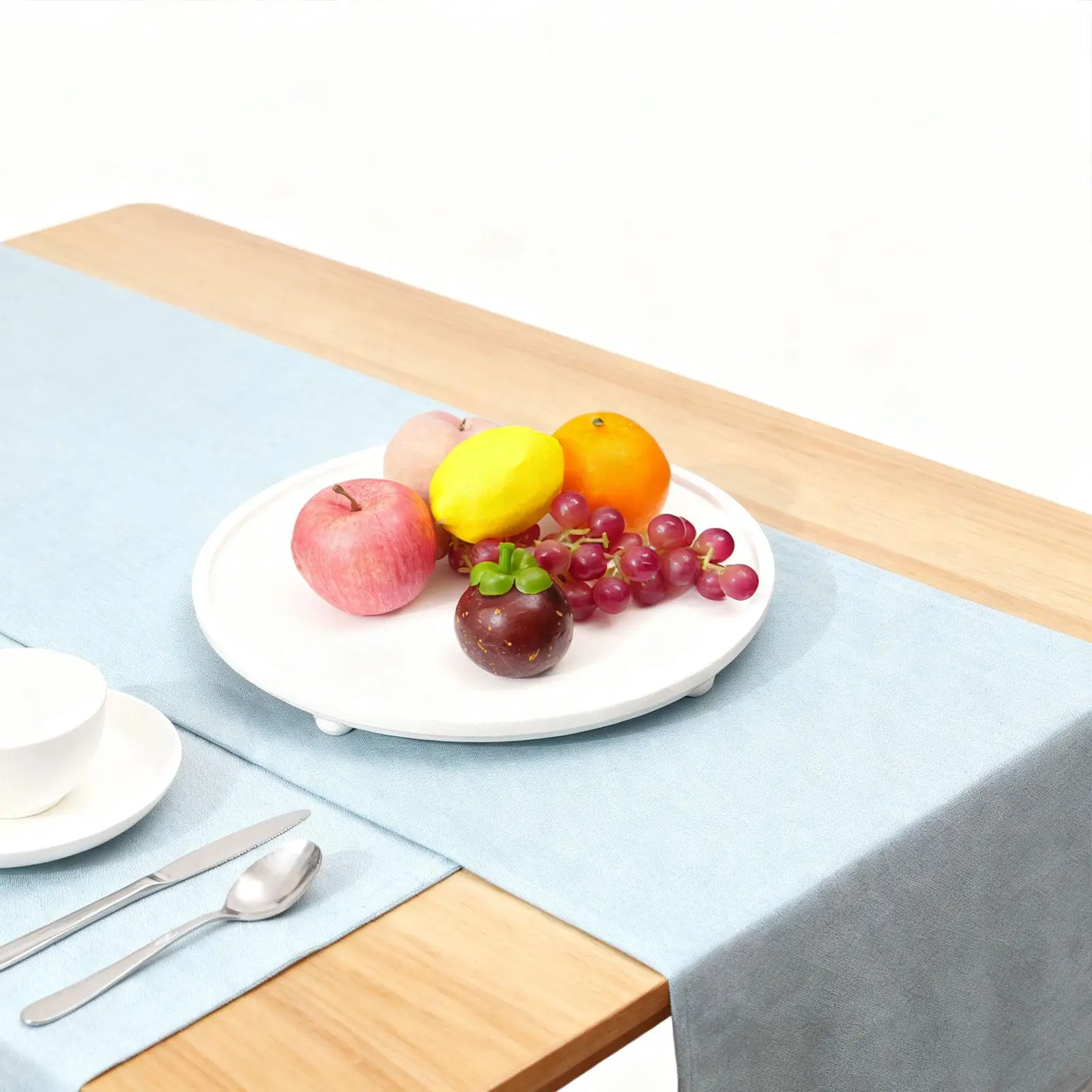 

Wood Pedestal Stand Wood Riser Display Riser Decorative Tray for Table Entry Home