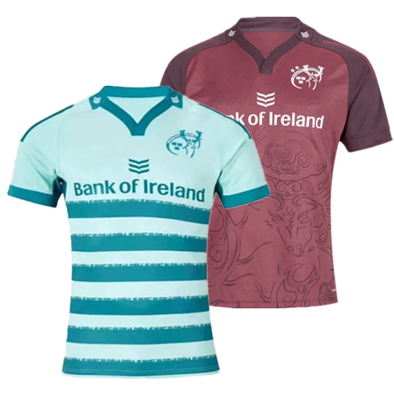 2025 Munster Home /Away Rugby Jersey - Men's Size:S-5XL（Print Custom Name And Number）