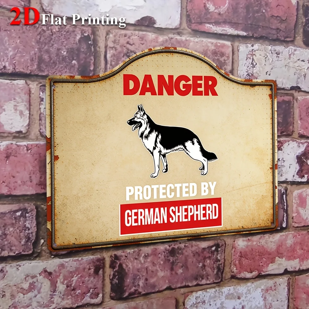 1pc, 2D Flat, Signs Metal Sheet Painting 