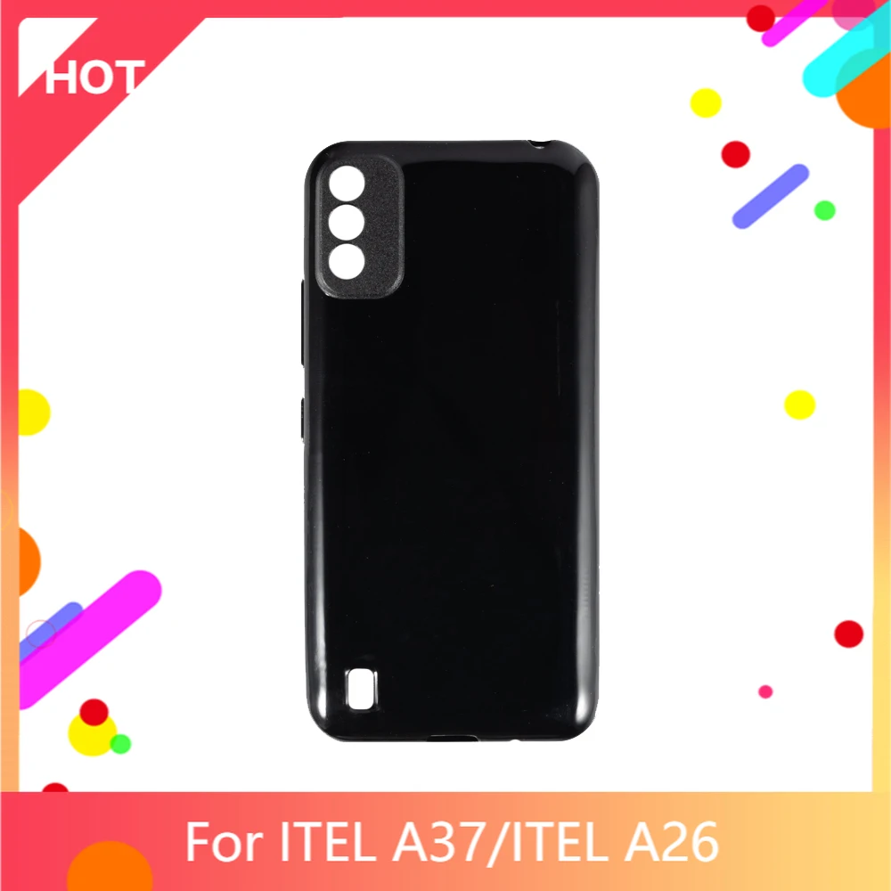 A37 чехол Матовая Мягкая силиконовая задняя накладка из ТПУ чехол для ITEL A26 чехол для телефона чехол тонкий противоударный