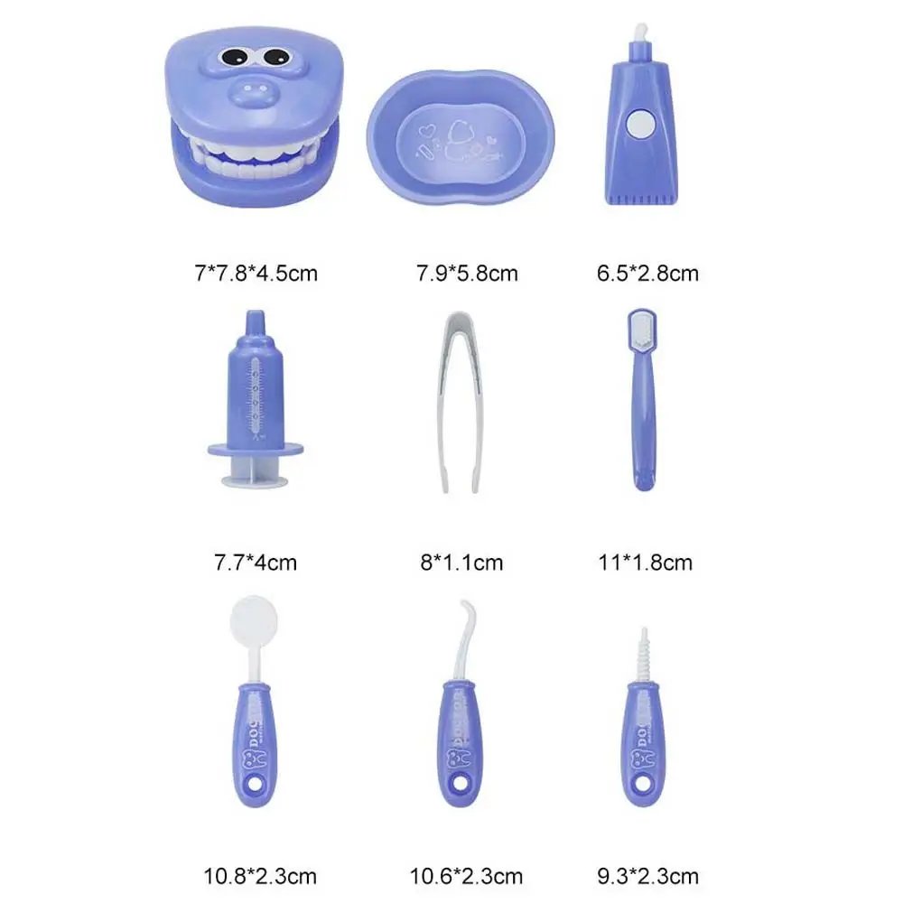 Actividad para niños pequeños, interacción entre padres e hijos, juego de rol para médicos, juguete para dentista, modelo de control de dientes, juego de médicos para chico, juguete para médicos