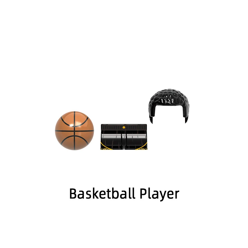 G0107 لاعب كرة السلة الشهير رقم النجمة 24 30 23 7 1 34 6 نموذج كتل MOC الطوب مجموعة الهدايا اللعب #3