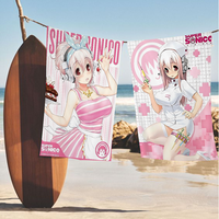 Super S-Sonico Manga Anime Beach Towels Shower Towel Sauna Travel Spa Microfiber Quick Dry Gym Accessories Cute Room Decor