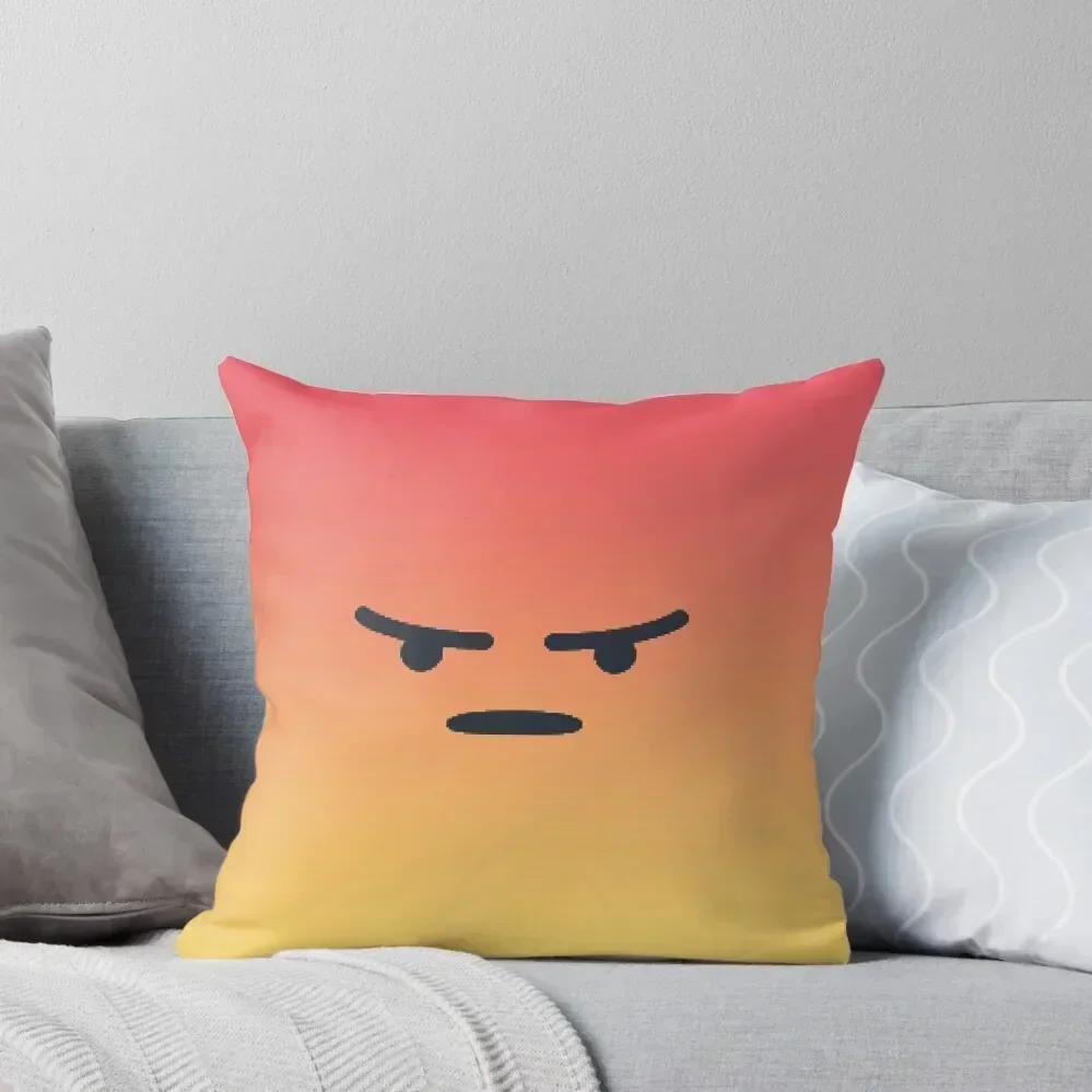 Angry React Throw Pillow Luxury Pillow Cover pillows decor home Throw Pillow Covers Decorative