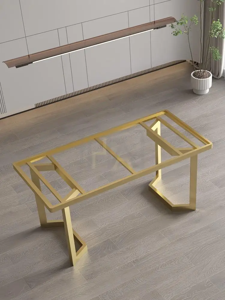 Tile embedded table legs rock slab metal table foot bracket desk simple table leg bracket