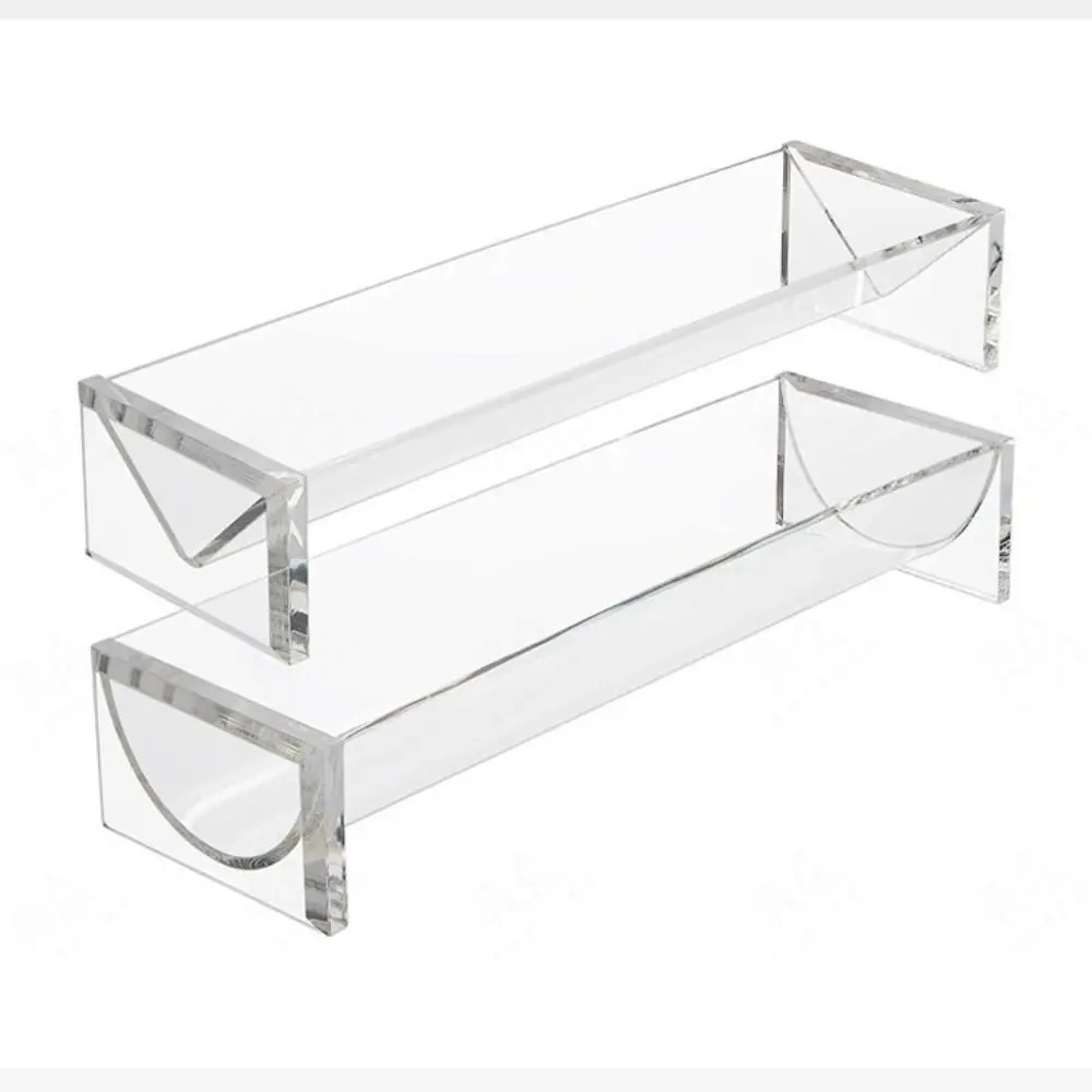 

NEW Clear Cracker Tray Acrylic Rectangular Cracker Holder Simple Serving Tray Party Supplies