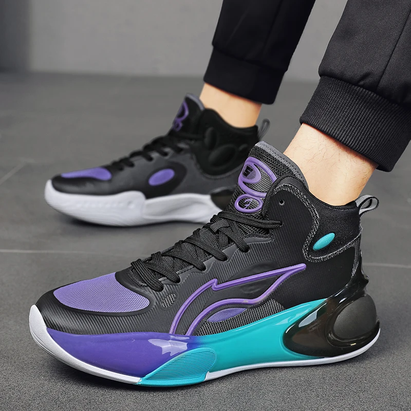 

2025 Explosions Men's Shoes Wear-resistant Basketball Shoes Men's Shoes genuine goods sneaker Autumn Men's Anti-slip Sneakers