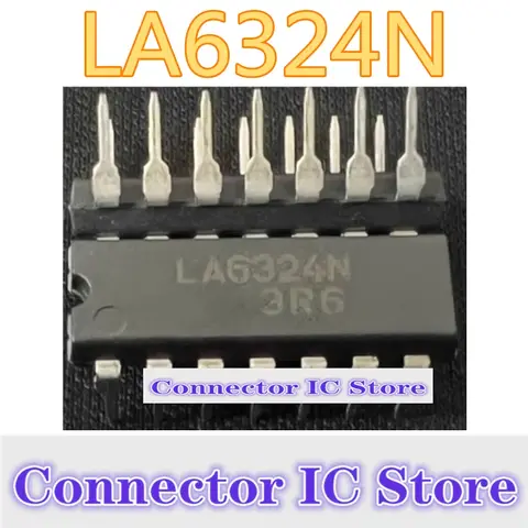 5PCS Original imported chip LA6324N LA6324 direct insertion DIP14 integrated IC high-performance operational amplifier