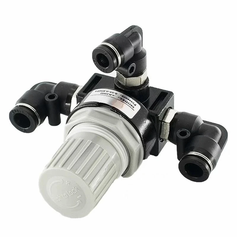 Pressure regulator, humidifying nozzle fan-shaped dust removal air accessories, electrostatic sprayer air regulator
