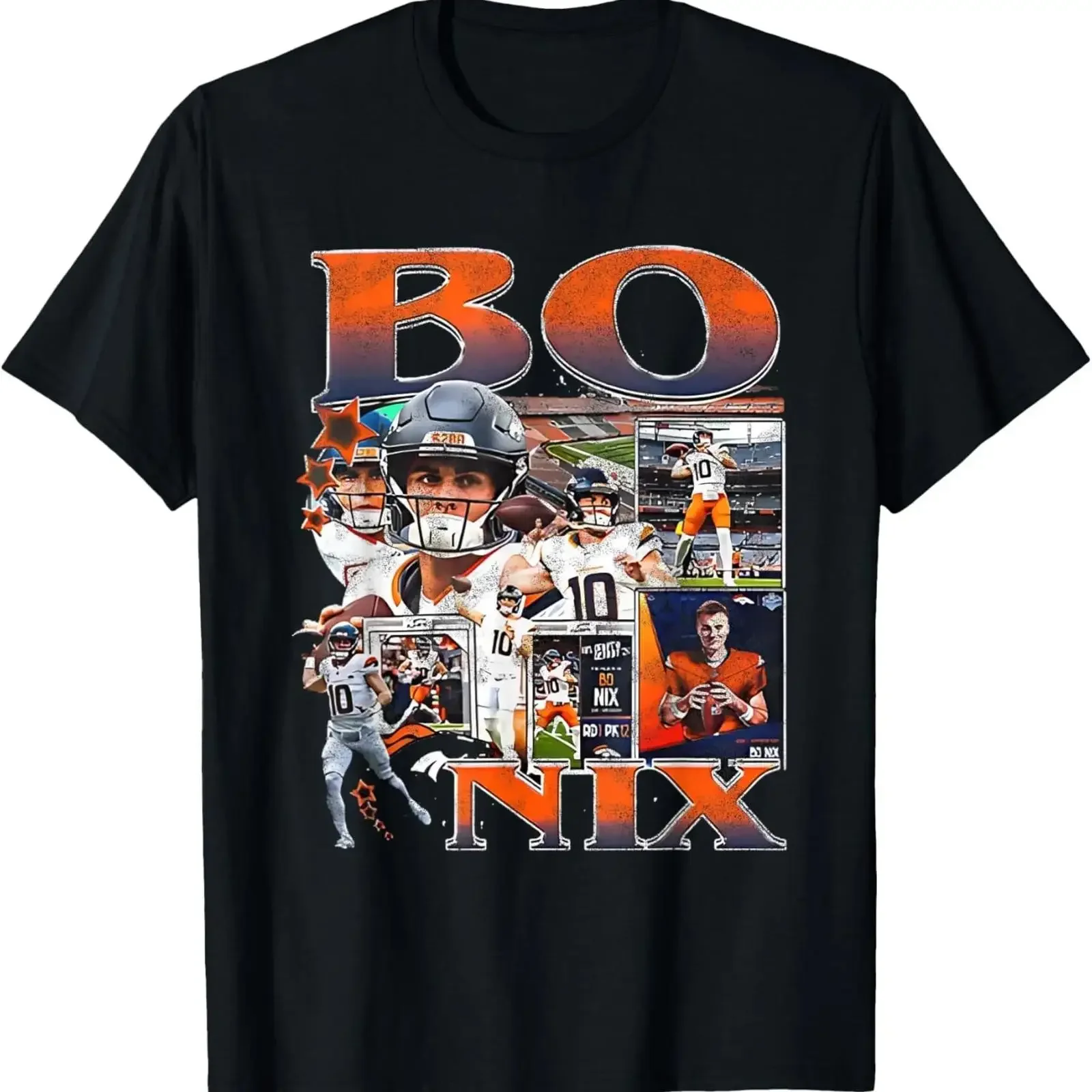 Bo Custom Nix Vintage Denver T Shirt vintage Washed Versatile Stylish Comfortable Unisex fashion designer clothes Casual
