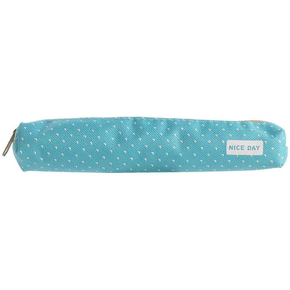 

Kawaii Wave point Student Supplies Stationeries Pouch School Supplies Super Slim Pencil Pouch Pen Bag Pencil Case Pencil Box