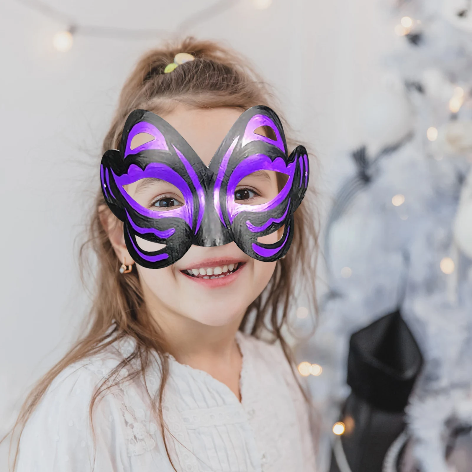 

10 Pcs Blank Mask Masks for Adults Cut Paper Art Decorate Half Masquerade Makeup Child