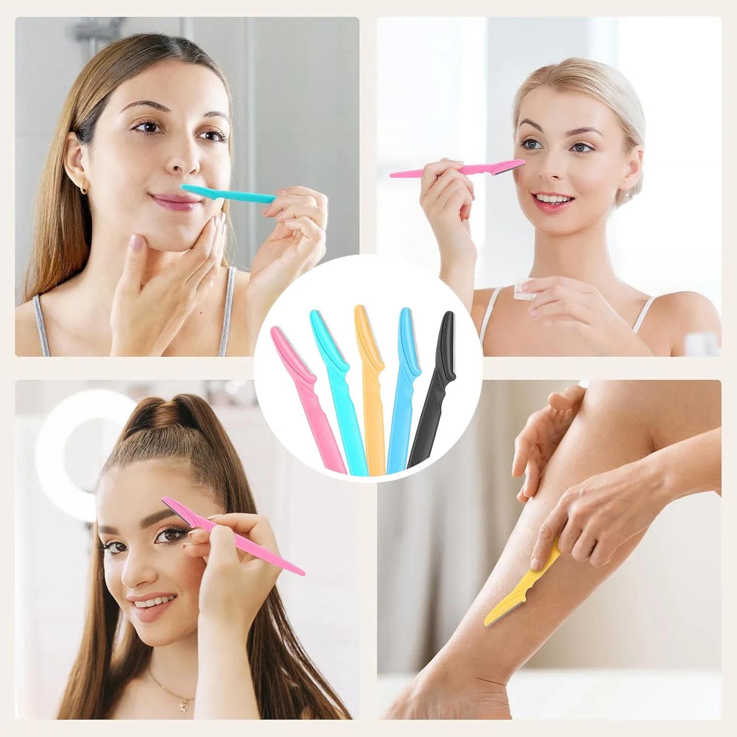 眉毛＆ひげシェイパー - 眉毛とひげを整えるためのフェイシャルグルーミングツール。男性にも女性にも適しています。