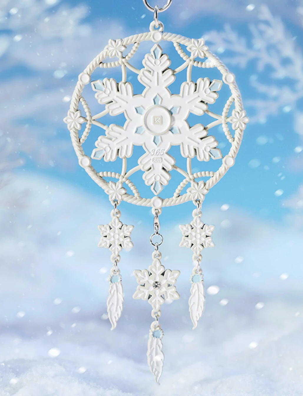 Anime Love and Deepspace Zayne Cosplay Snowflake Medal Cartoon Dreamcatcher Trophy Badge Pendant Ornament Xmas Gift