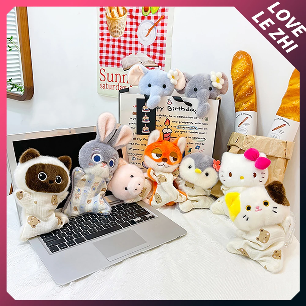 

Cartoon Plush Kt Cat Animal Stress-Relieving Soothing Doll Kawaii Rabbit Fox Pig Penguin Cat Soft Doll Birthday Christmas Gifts