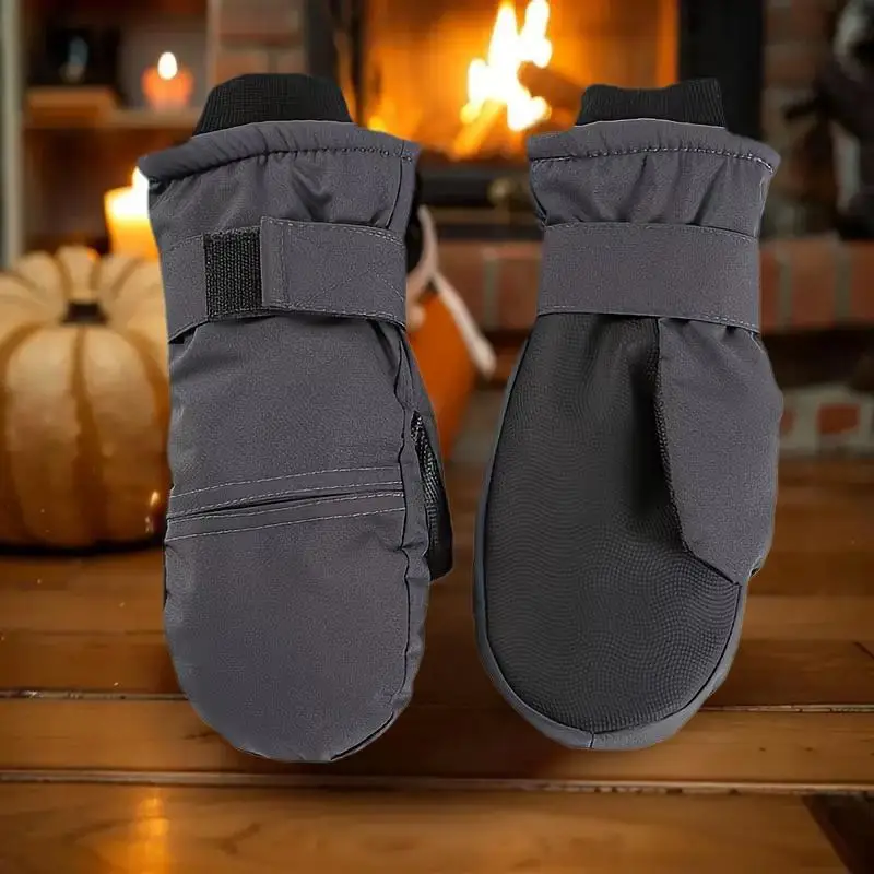 

For Skiing and Outdoor Activities, Hand-Washable Winter Mittens - Warm with Fleece Lining