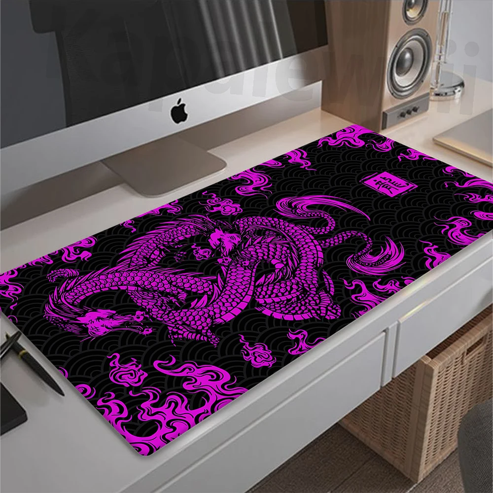 Große Drachen Mauspad PC Mauspad Apoio de Pulso Teclado Maus matte xxl japanische Stil Tastatur Pads Büro Schreibtisch Schutz matte