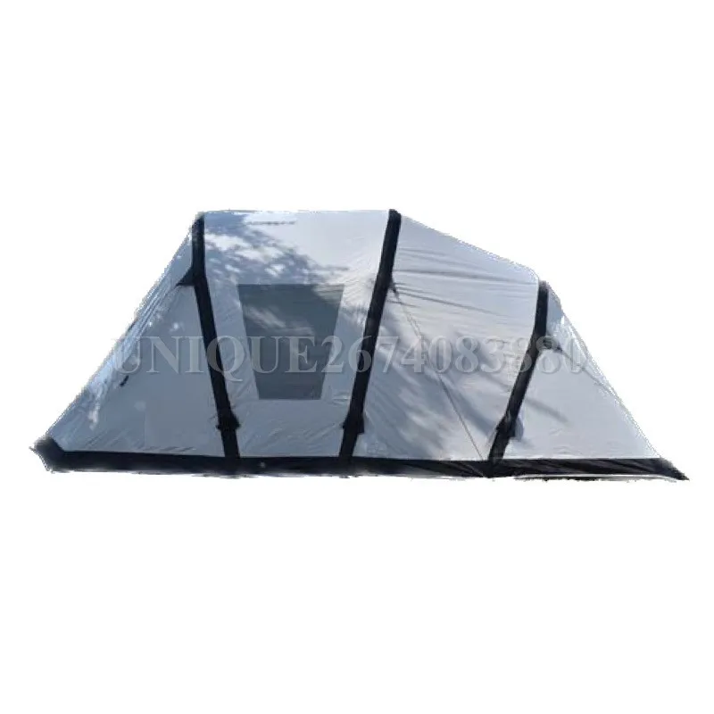 

Portable Folding Tunnel Tent, Outdoor Camping, Thickened, Stormproof, 2-Room, 5-6 Persons