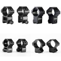Marcool 2PCS 30mm/25.4mm Scope Ring Mount Riflescope Rings Mount 11mm Dovetail Scope Rail 20mm Picatinny for Hunting Airsoft