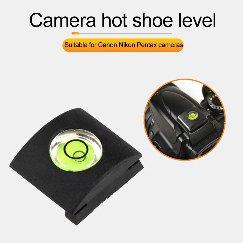 Camera Bubble Spirit Level Hot Shoe Protector Cover for Canon Nikon Pentax Fuji